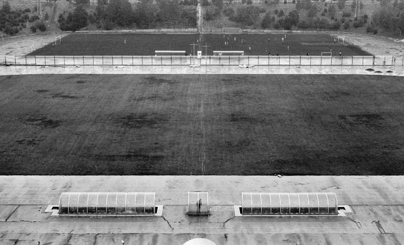 Semi-abandoned Takhti stadium, Iran, 2023