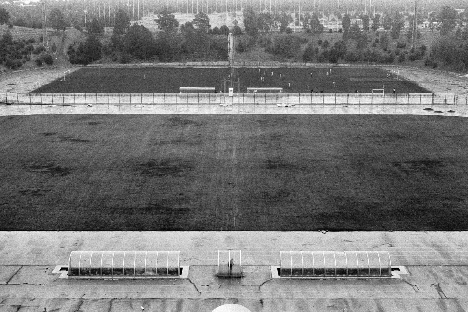 Semi-abandoned stadium of Takhti, Iran, 2023