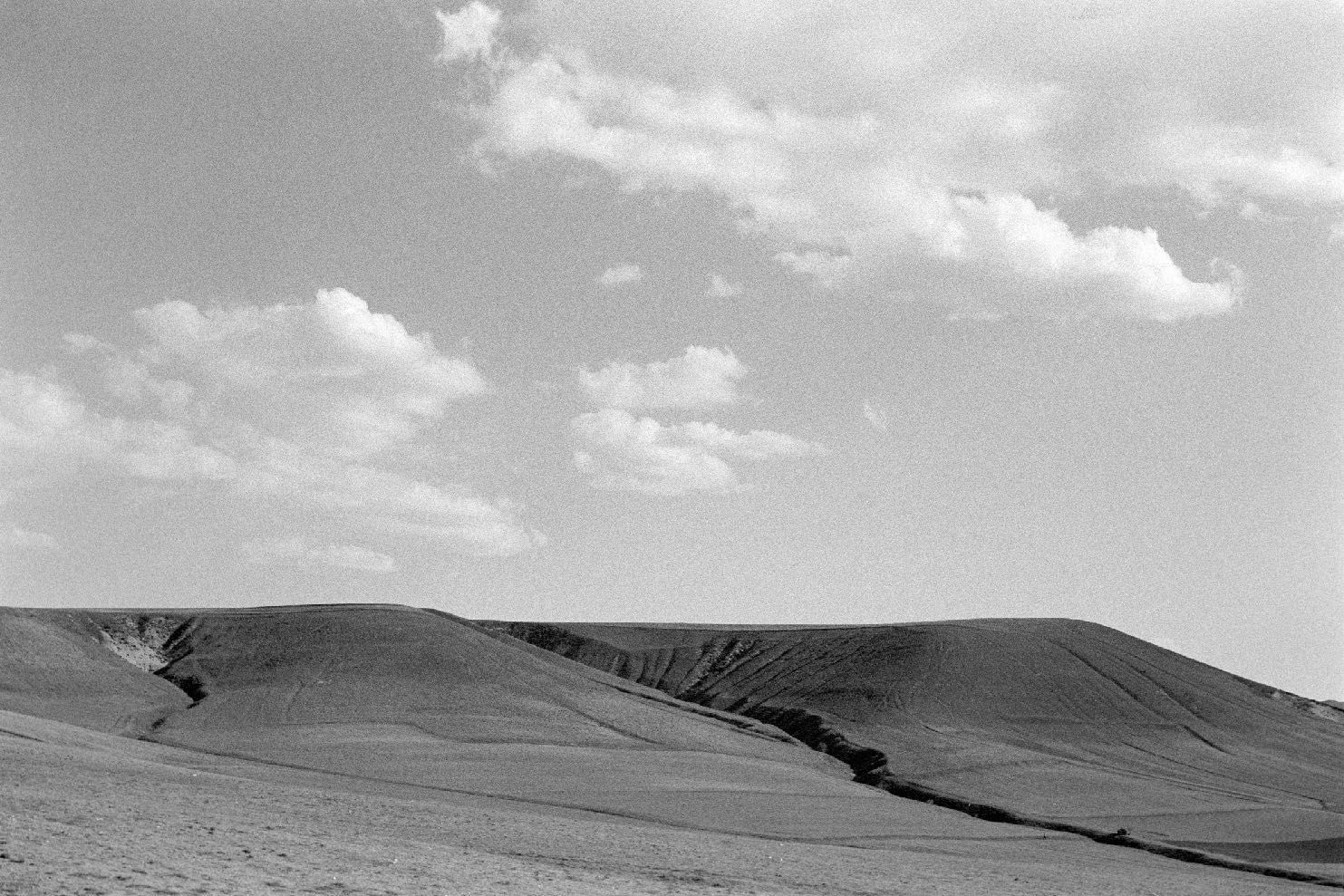 Black-and-white photograph: The Only Path, Zanjan, Iran, 2022